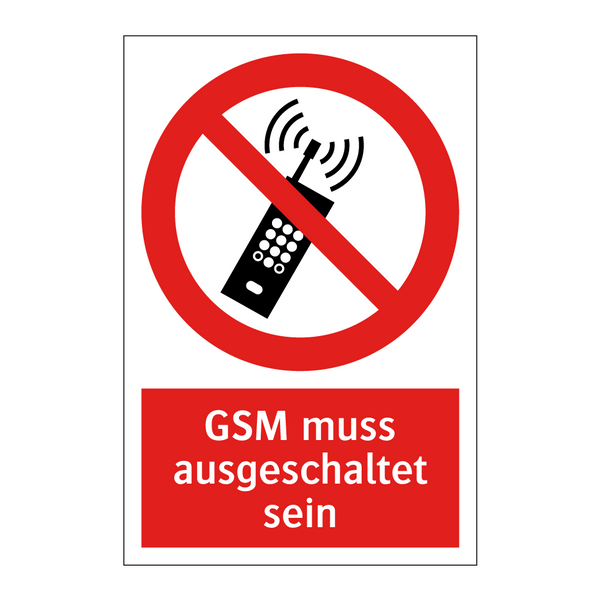 GSM muss ausgeschaltet sein