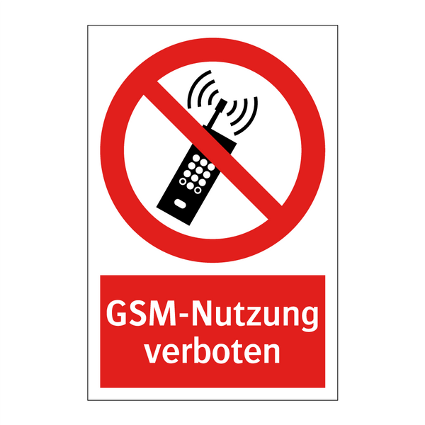 GSM-Nutzung verboten