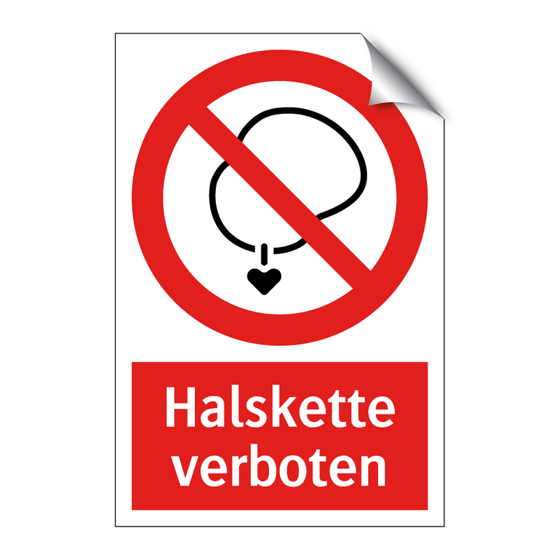 Halskette verboten