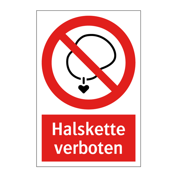 Halskette verboten