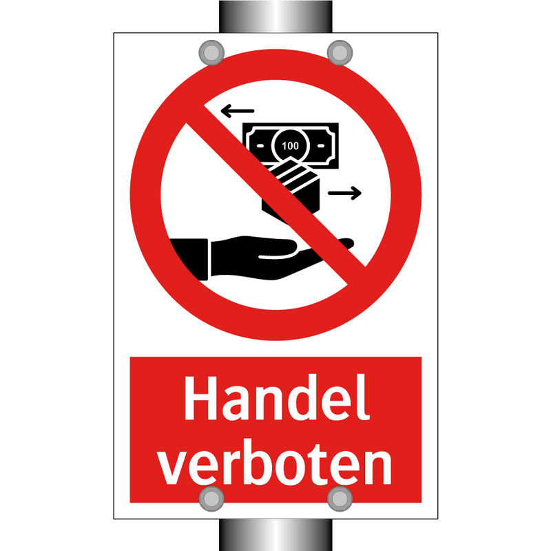 Handel verboten