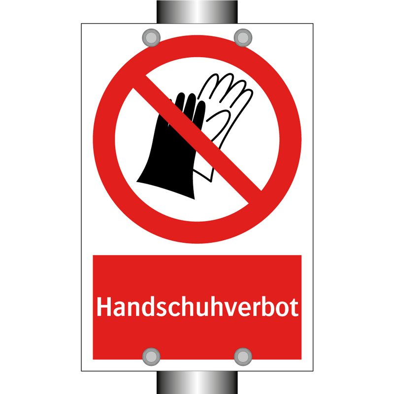 Handschuhverbot