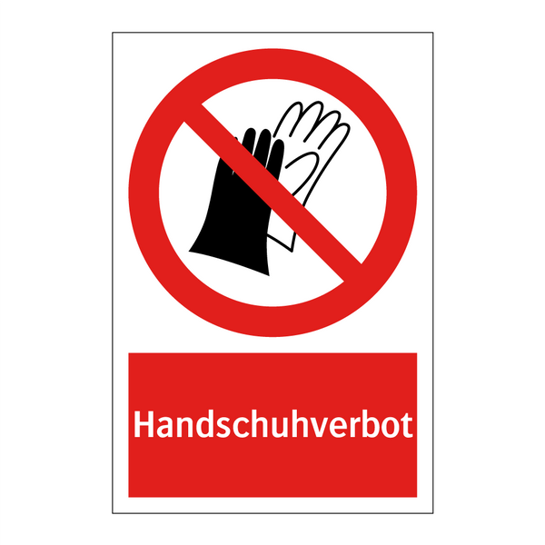 Handschuhverbot