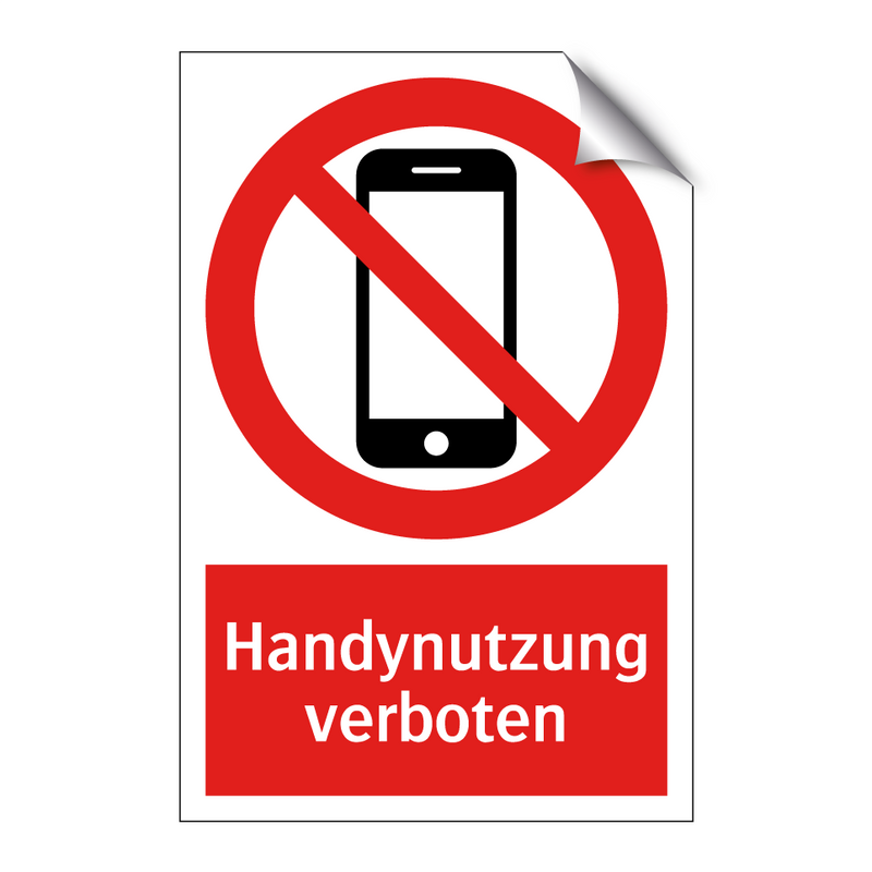 Handynutzung verboten