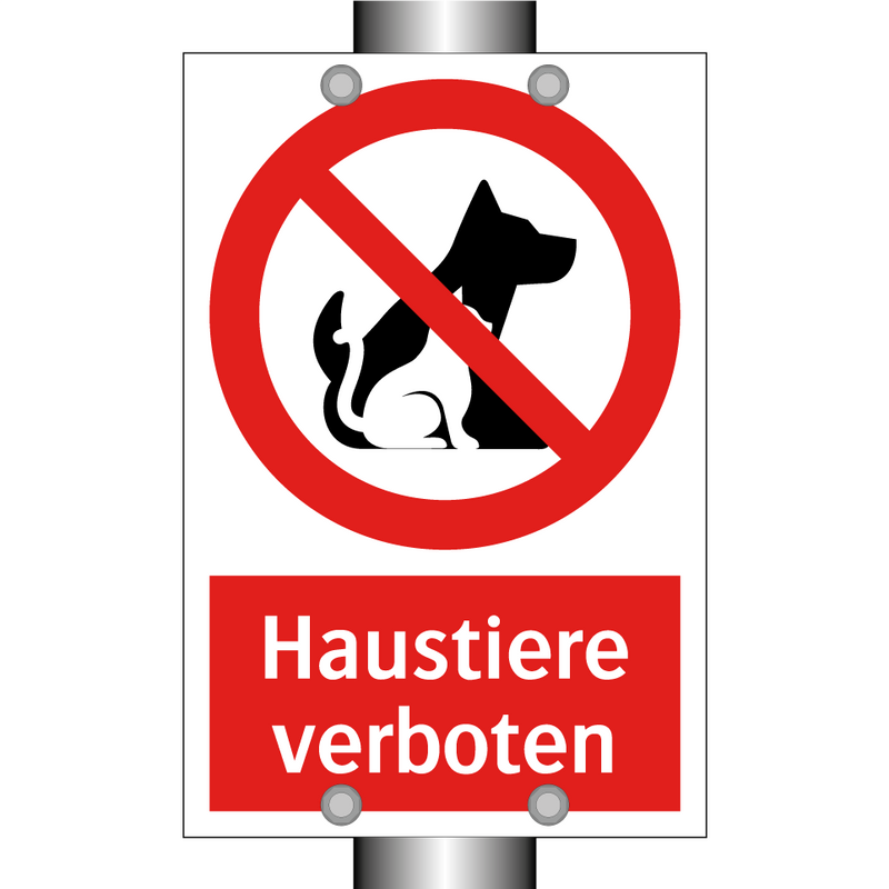 Haustiere verboten