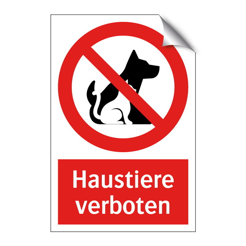 Haustiere verboten