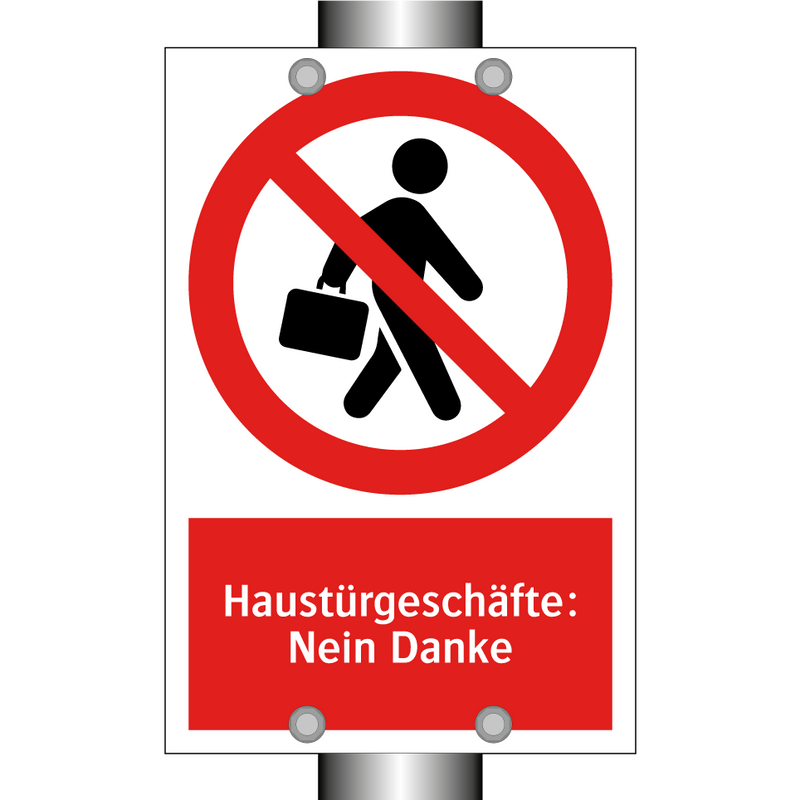 Haustürgeschäfte: Nein Danke