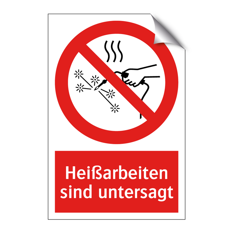 Heißarbeiten sind untersagt