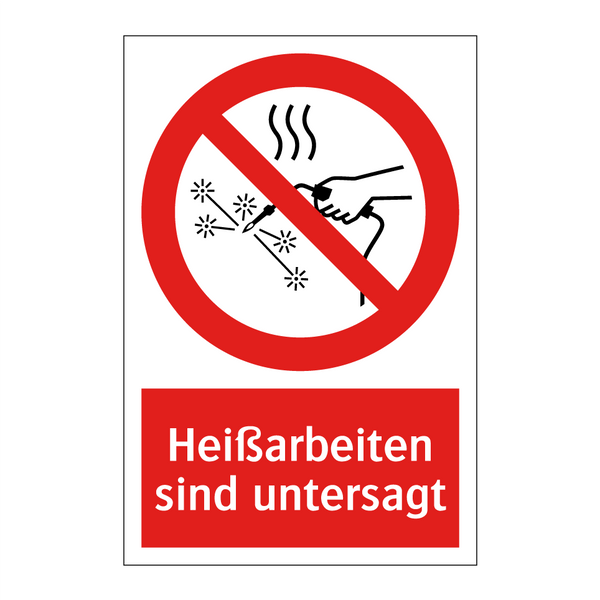 Heißarbeiten sind untersagt