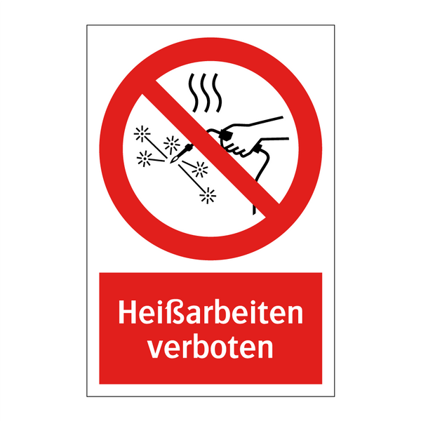 Heißarbeiten verboten