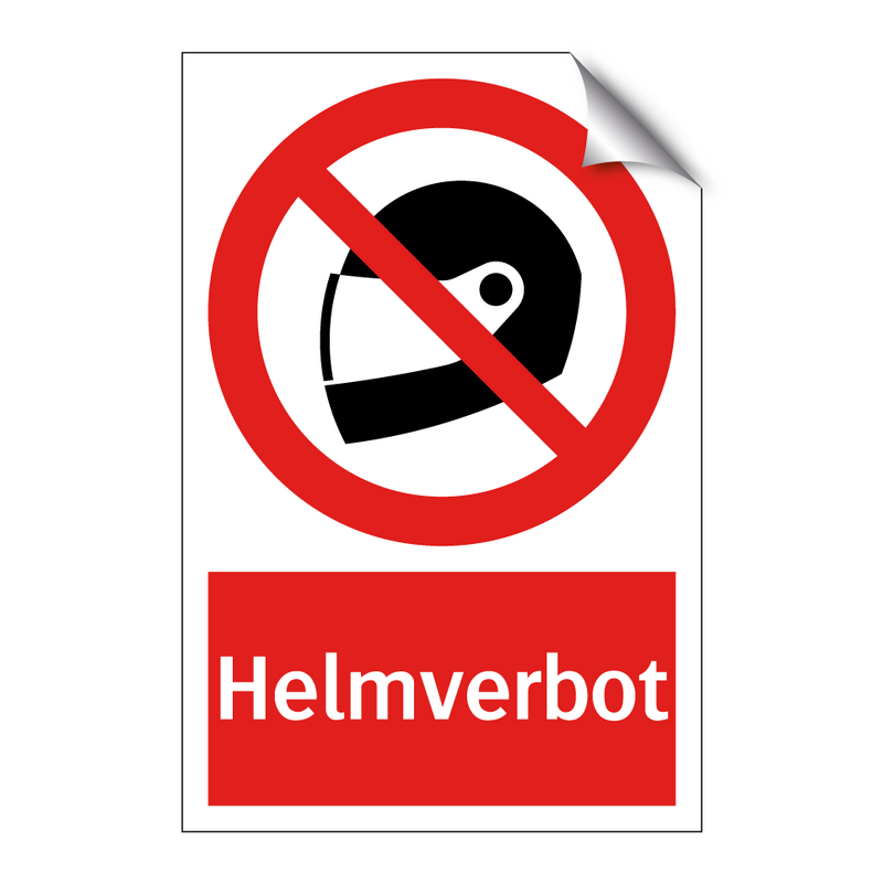 Helmverbot