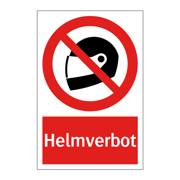 Helmverbot