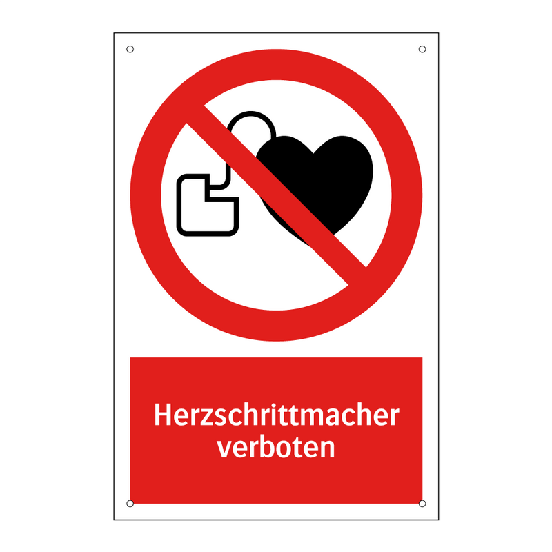 Herzschrittmacher verboten