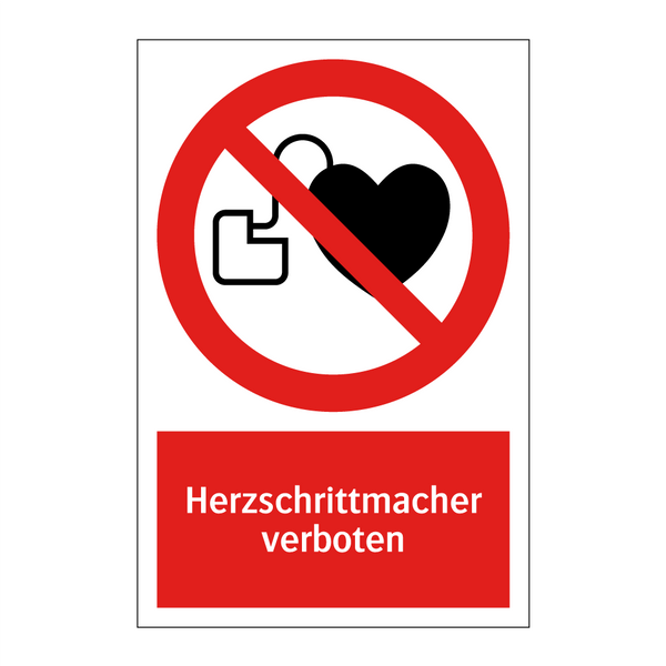 Herzschrittmacher verboten