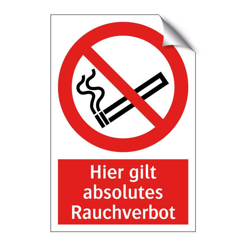 Hier gilt absolutes Rauchverbot
