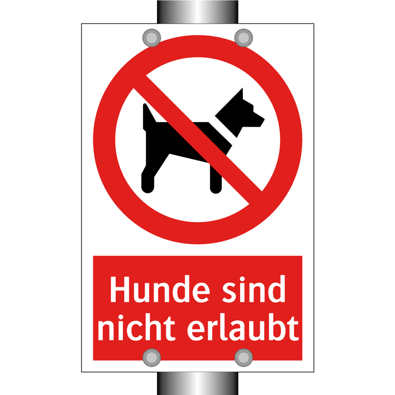 Hunde sind nicht erlaubt