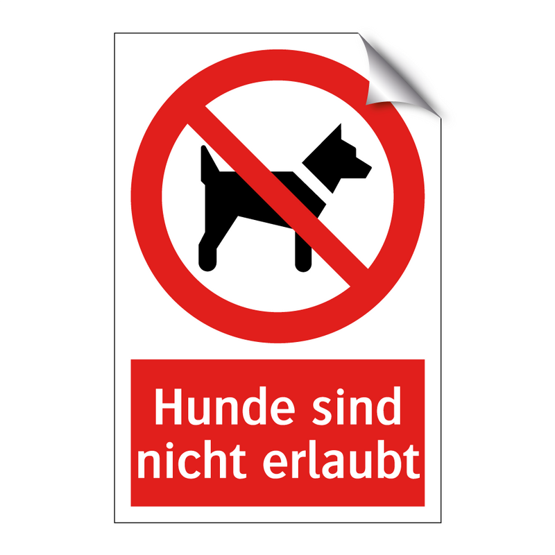 Hunde sind nicht erlaubt