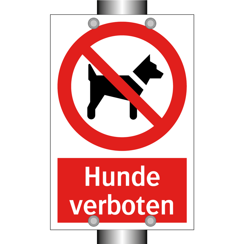 Hunde verboten