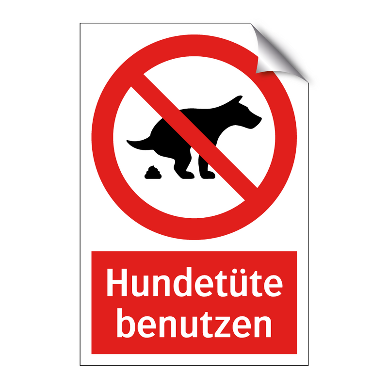 Hundetüte benutzen