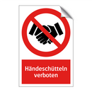 Händeschütteln verboten