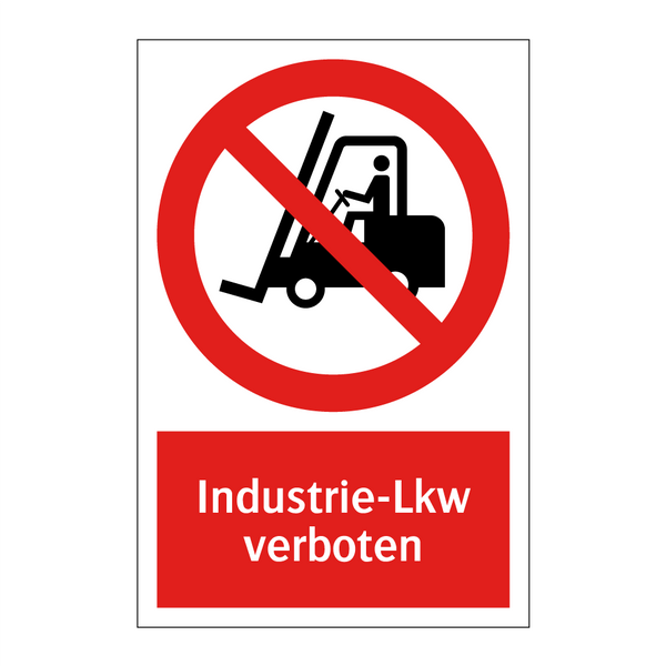 Industrie-Lkw verboten