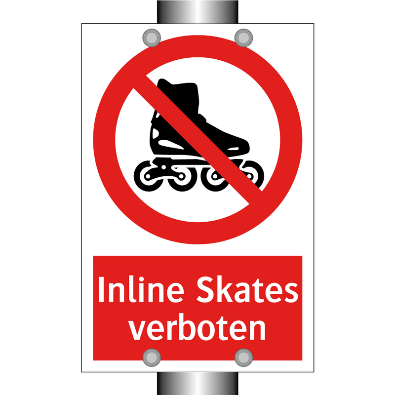 Inline Skates verboten