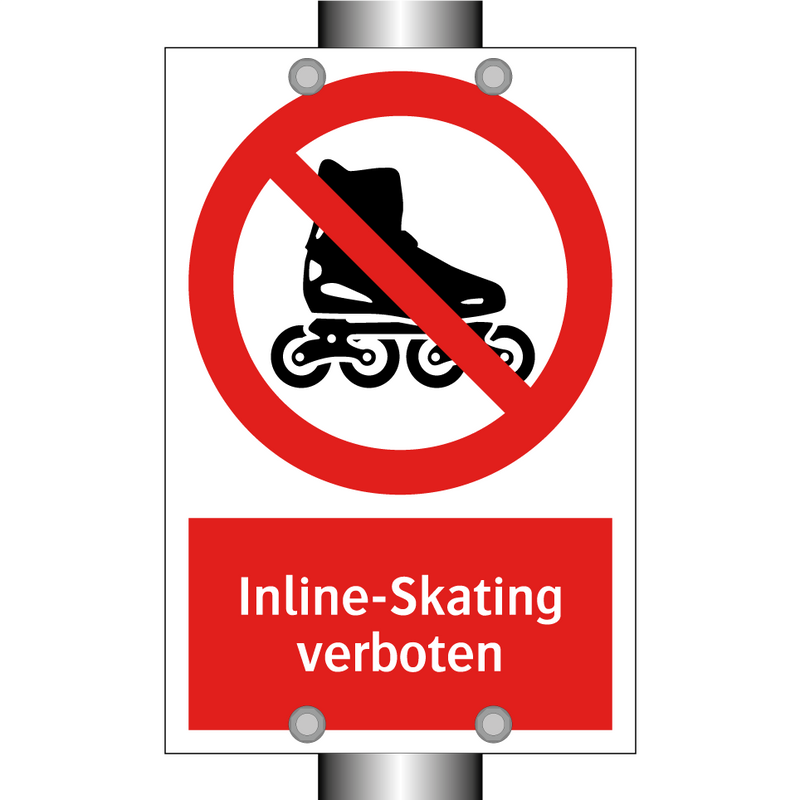 Inline-Skating verboten