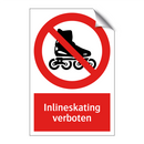 Inlineskating verboten