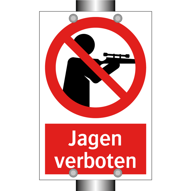 Jagen verboten