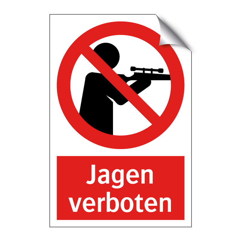 Jagen verboten