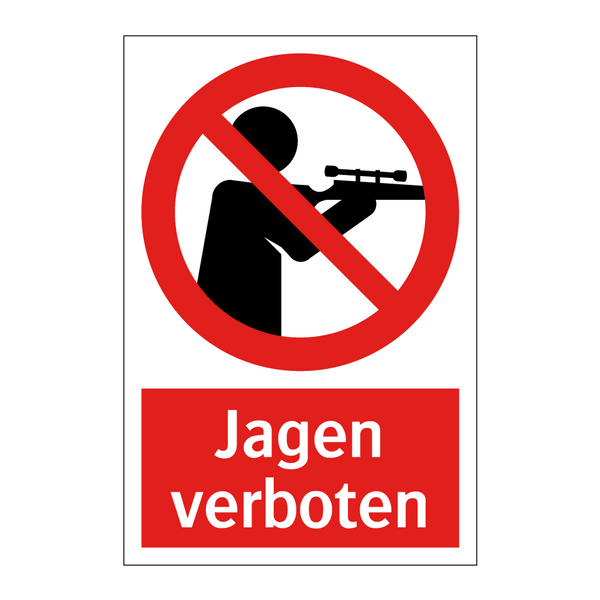 Jagen verboten