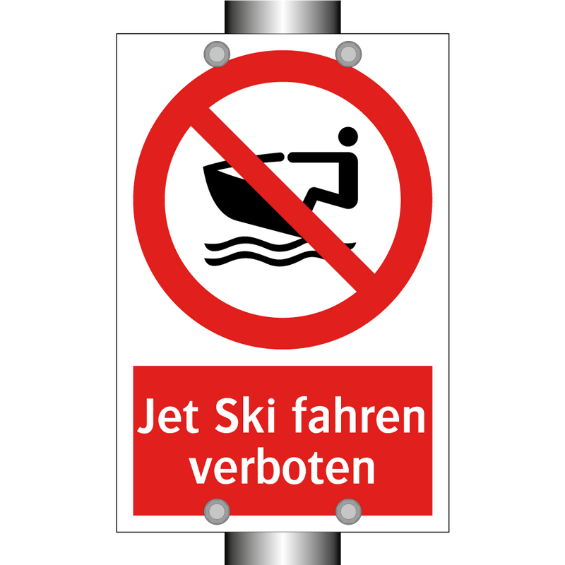Jet Ski fahren verboten
