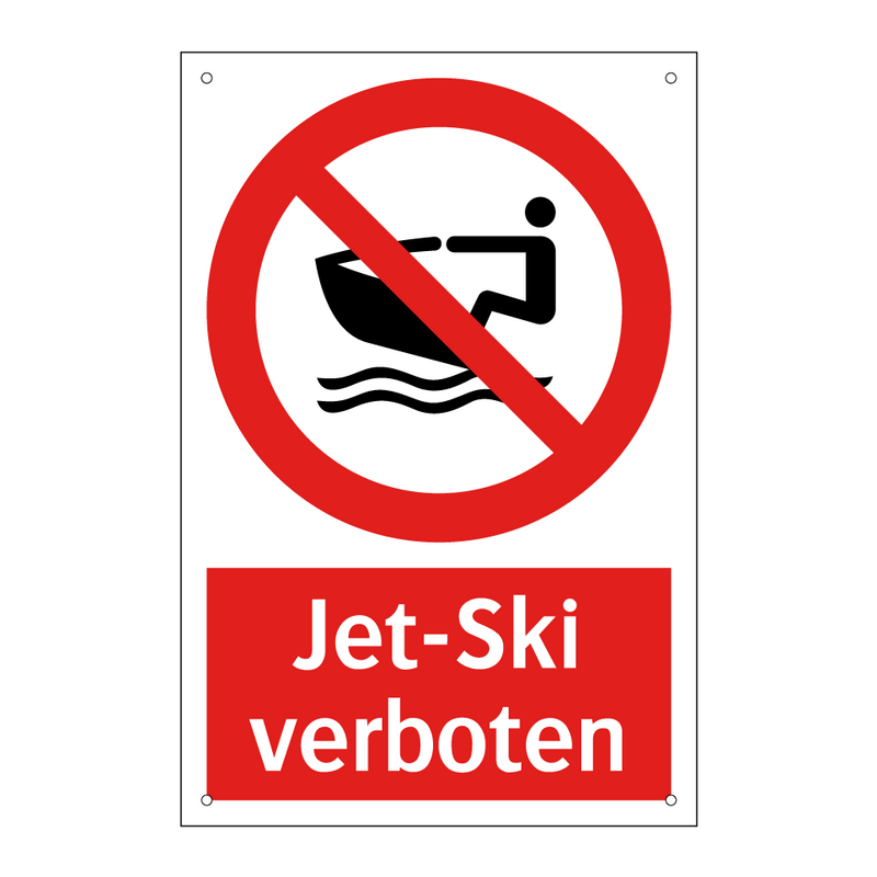 Jet-Ski verboten