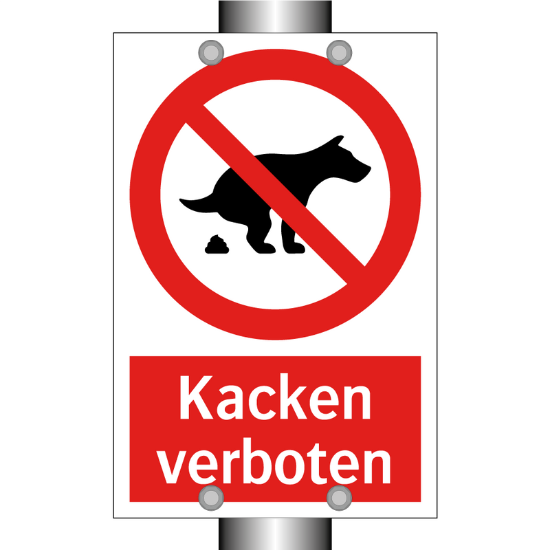 Kacken verboten