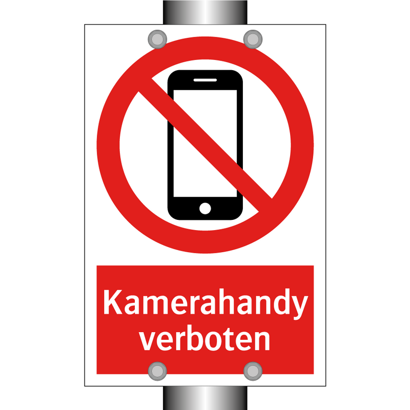Kamerahandy verboten