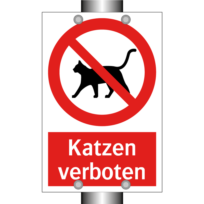 Katzen verboten