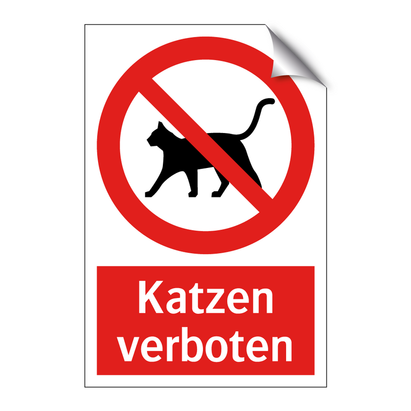 Katzen verboten