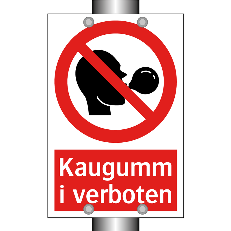 Kaugummi verboten