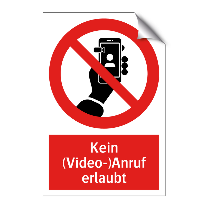Kein (Video-)Anruf erlaubt