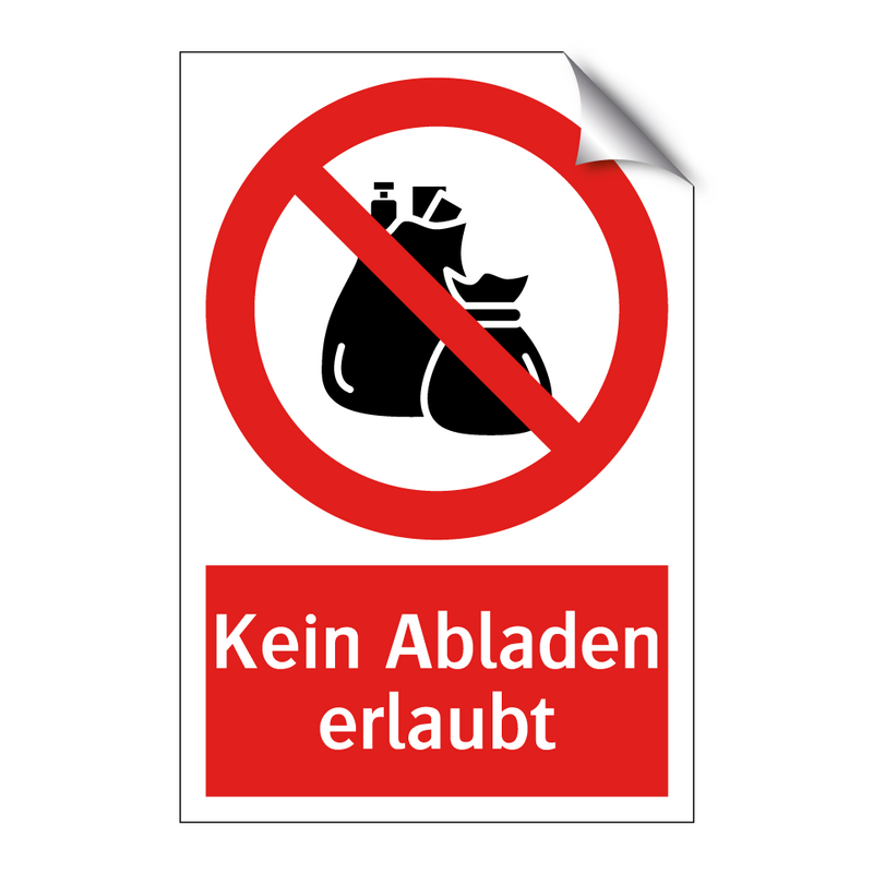 Kein Abladen erlaubt