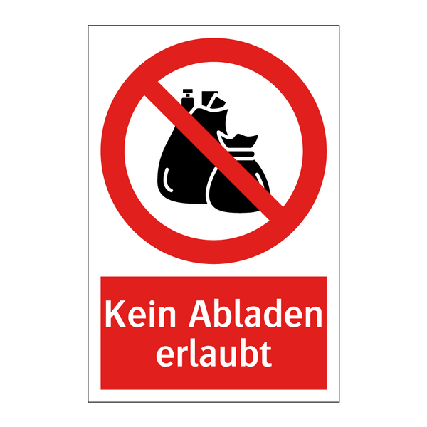 Kein Abladen erlaubt