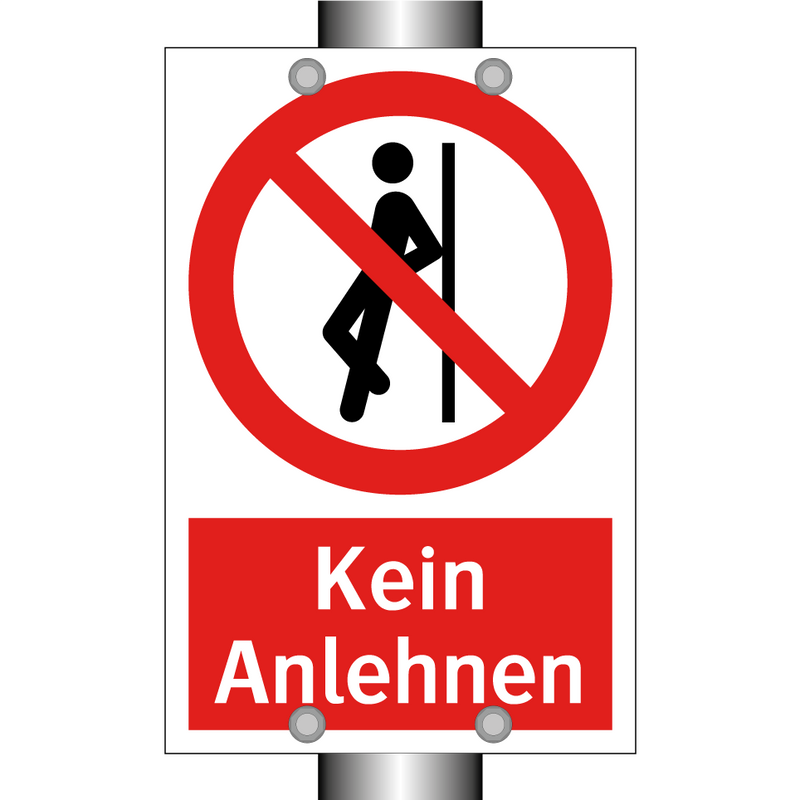 Kein Anlehnen