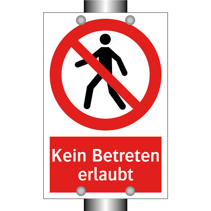 Kein Betreten erlaubt