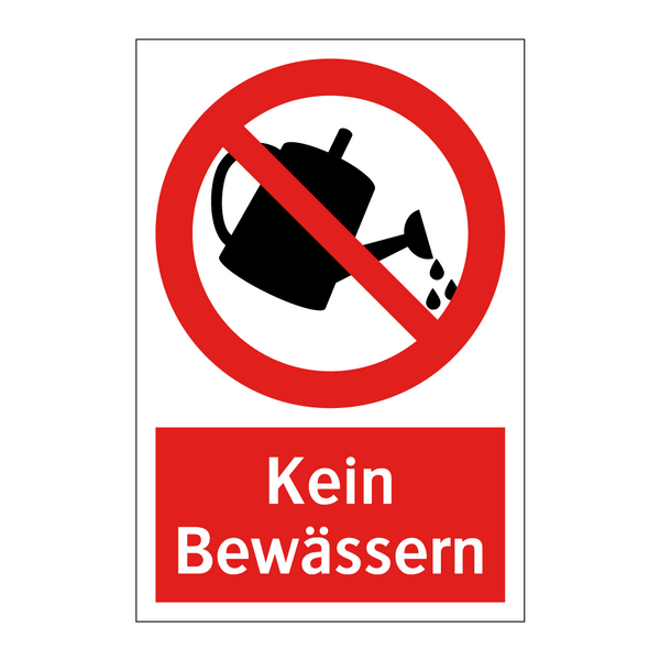 Kein Bewässern