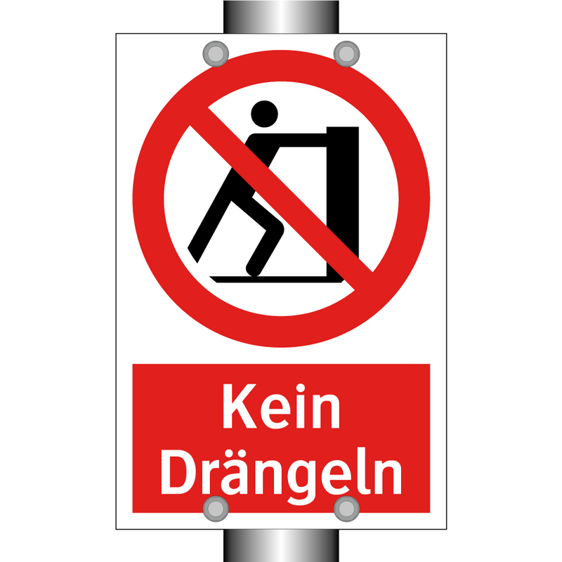 Kein Drängeln