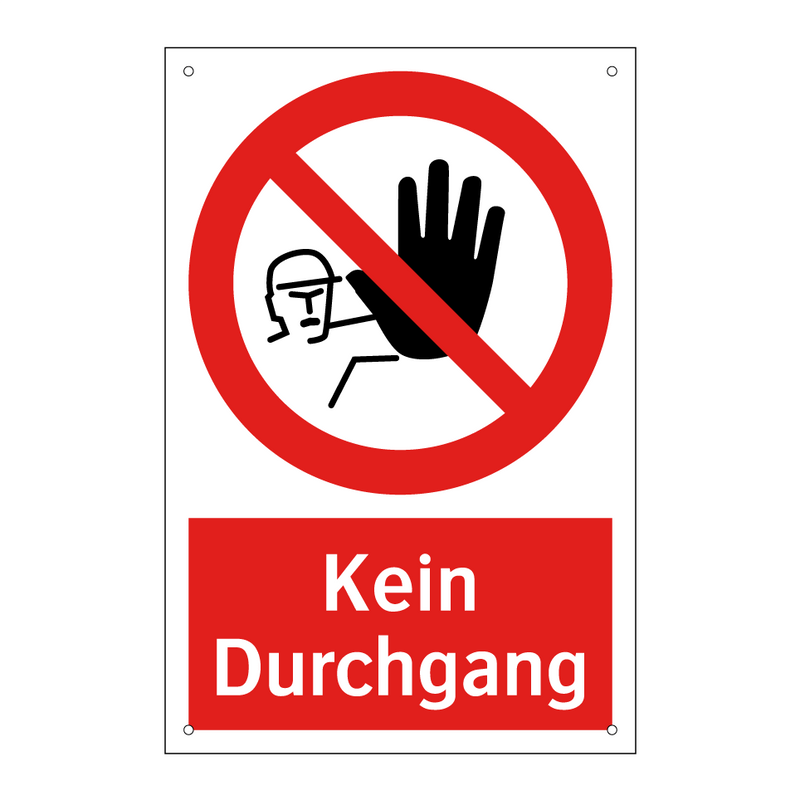 Kein Durchgang