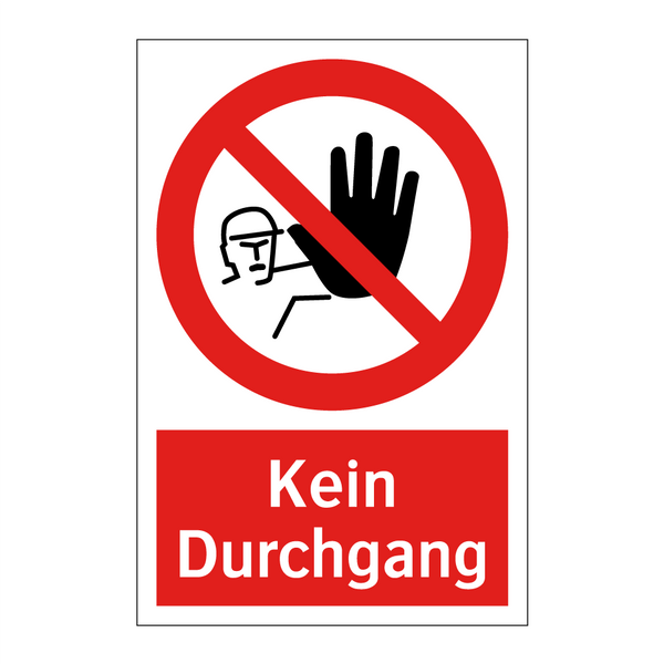 Kein Durchgang