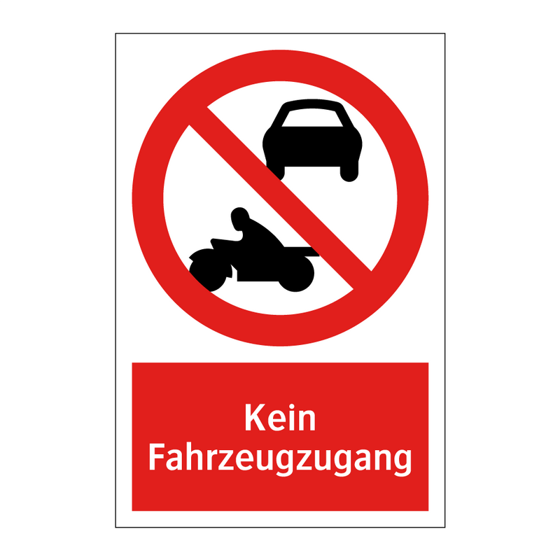Kein Fahrzeugzugang