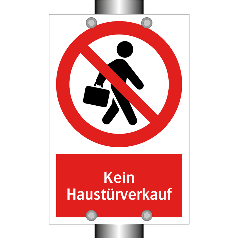 Kein Haustürverkauf