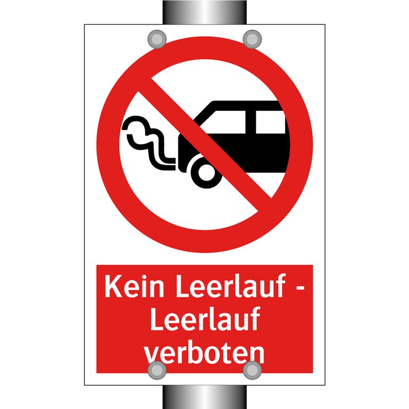 Kein Leerlauf - Leerlauf verboten